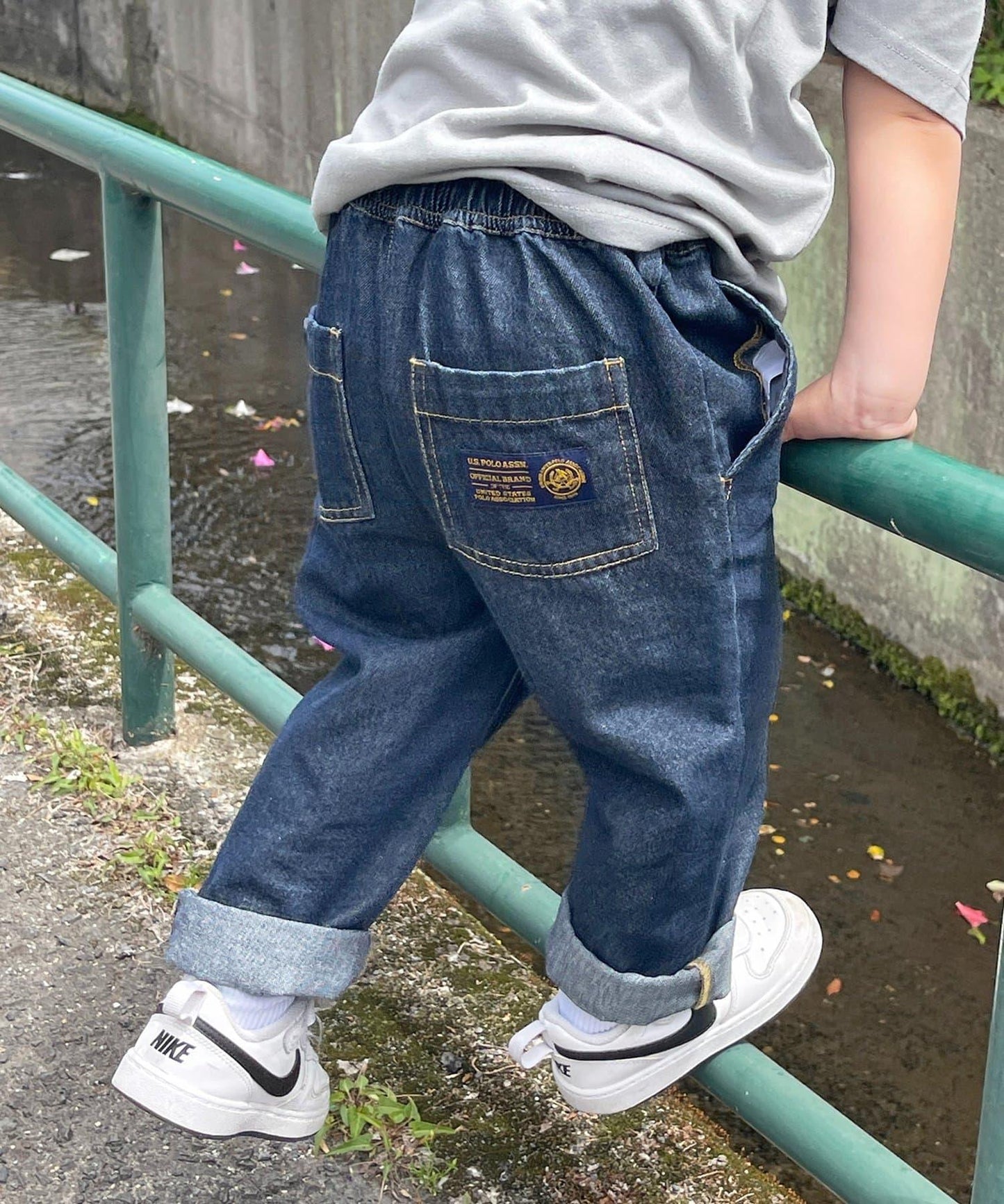 U.S. POLO ASSN. 兒童輕鬆牛仔褲
