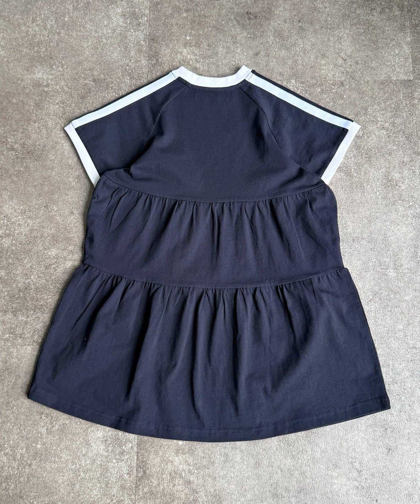 U.S. POLO ASSN. 兒童層疊針織連衣裙