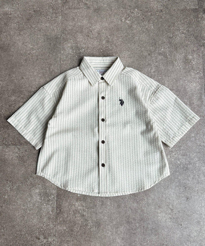 U.S. POLO ASSN. KIDS 泡泡紗短袖襯衫