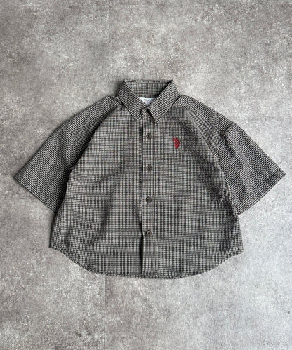 U.S. POLO ASSN. KIDS 泡泡紗短袖襯衫
