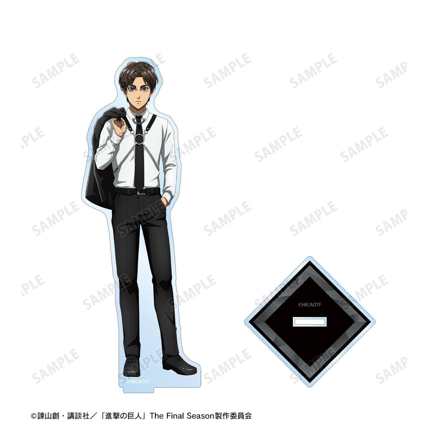 進撃の巨人（進擊的巨人） エレン 描き下ろし ハーネススタイル・著彩ver. BIG亞克力立牌