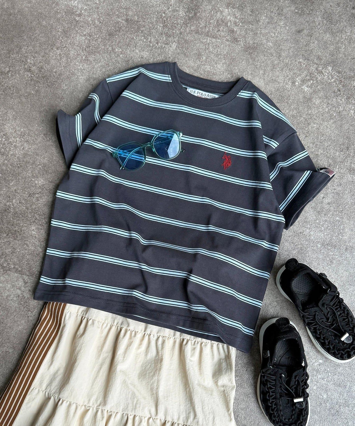 兒童單點刺繡 U.S. POLO ASSN. T恤