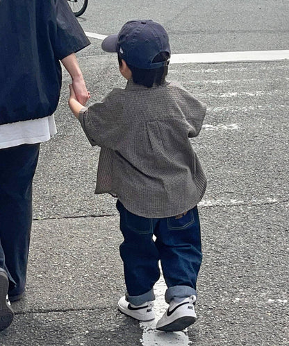 U.S. POLO ASSN. KIDS 泡泡紗短袖襯衫