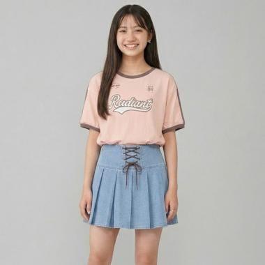 milky coast 牛仔繫帶設計 下裝