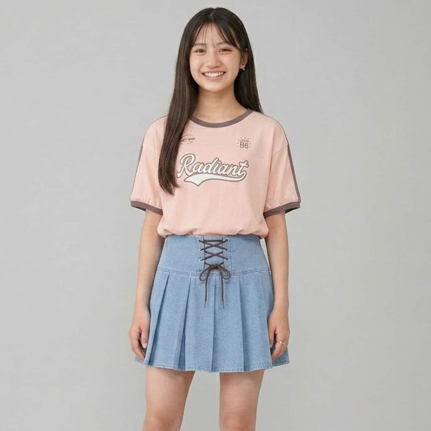 milky coast 牛仔繫帶設計 下裝