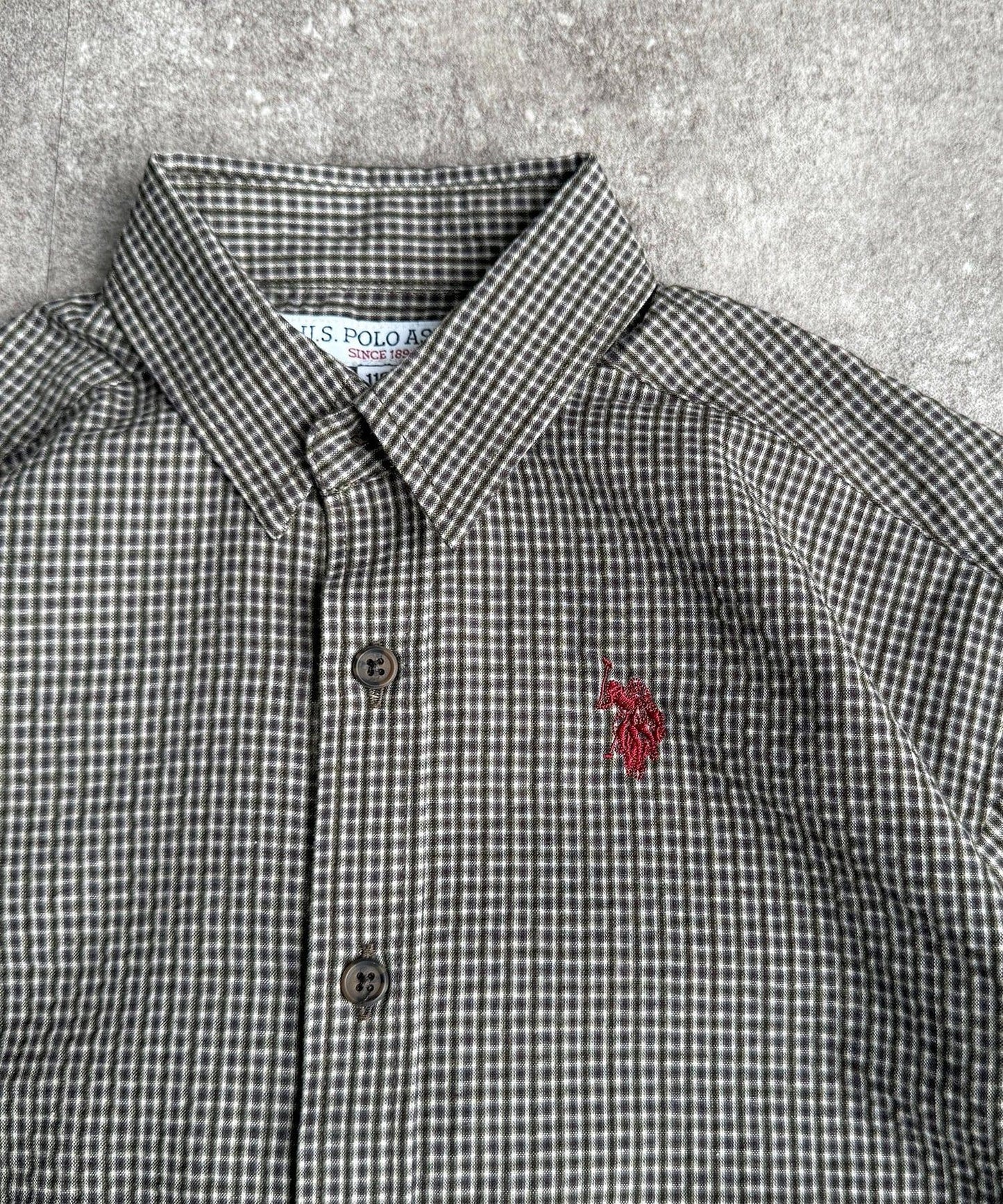 U.S. POLO ASSN. KIDS 泡泡紗短袖襯衫