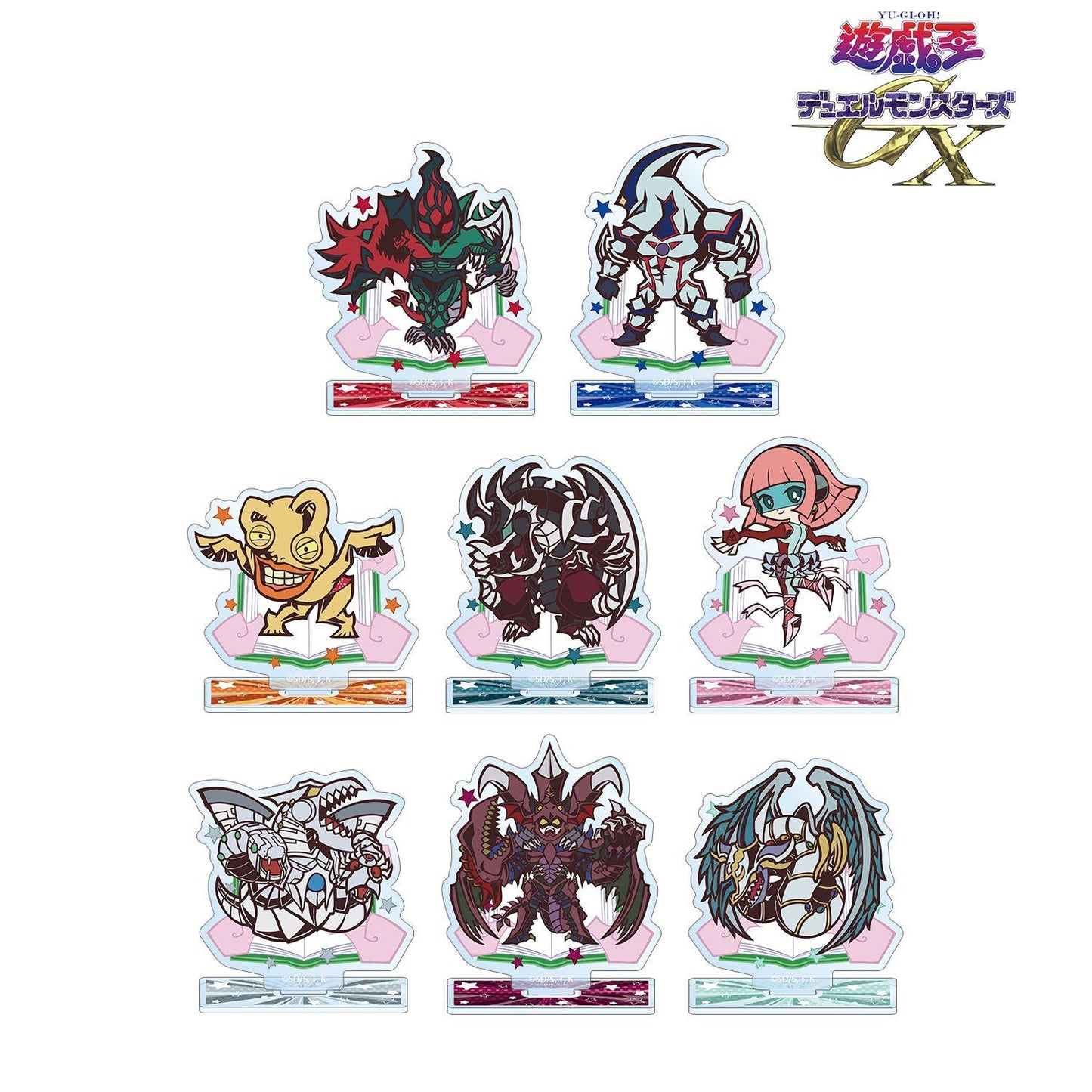 遊☆戱☆王デュエルモンスターズGX（遊戲王GX） Toon World風格Q版系列 亞克力立牌 BOX裝（8包入）