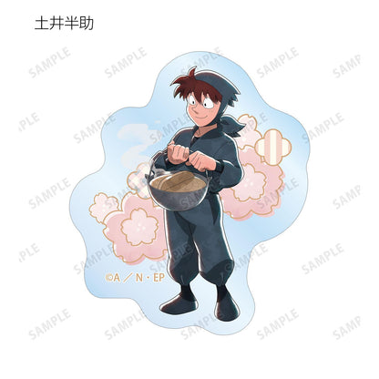 《忍者亂太郎》（忍者亂太郎） 新繪歡樂賞花ver. 第二款 透明異形貼紙 ver.B 整盒10個裝
