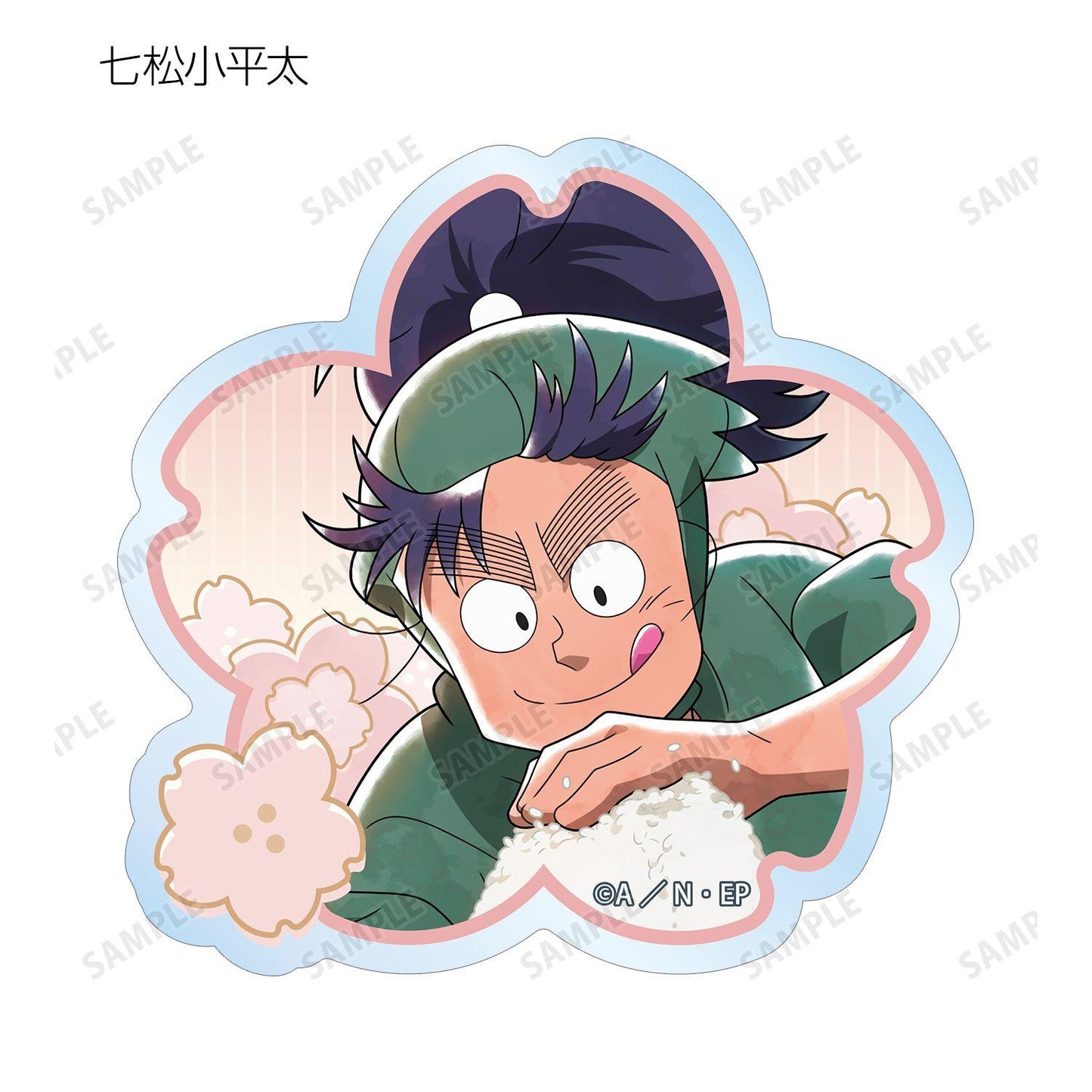 忍者亂太郎（忍者亂太郎） 新繪花見款系列 透明異形貼紙 ver.A款