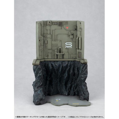機動戦士ガンダム（機動戰士高達） Realistic Model Series 適用於HG系列 G Structure GS03M Last Shooting 場景套件 純色材質版