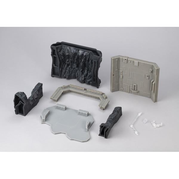 機動戦士ガンダム（機動戰士高達） Realistic Model Series 適用於HG系列 G Structure GS03M Last Shooting 場景套件 純色材質版