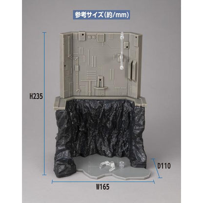 機動戦士ガンダム（機動戰士高達） Realistic Model Series 適用於HG系列 G Structure GS03M Last Shooting 場景套件 純色材質版