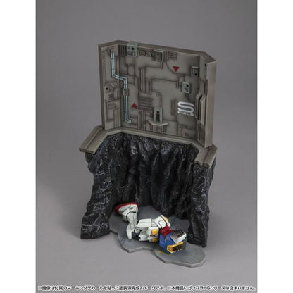 機動戦士ガンダム（機動戰士高達） Realistic Model Series 適用於HG系列 G Structure GS03M Last Shooting 場景套件 純色材質版