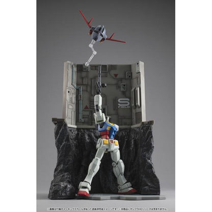 機動戦士ガンダム（機動戰士高達） Realistic Model Series 適用於HG系列 G Structure GS03M Last Shooting 場景套件 純色材質版