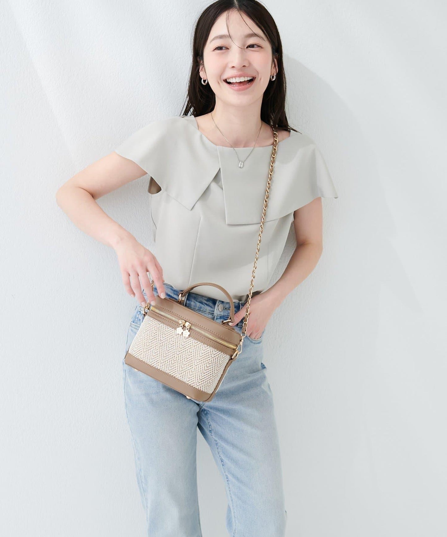 MARY QUANT合作款 附掛飾 化妝包