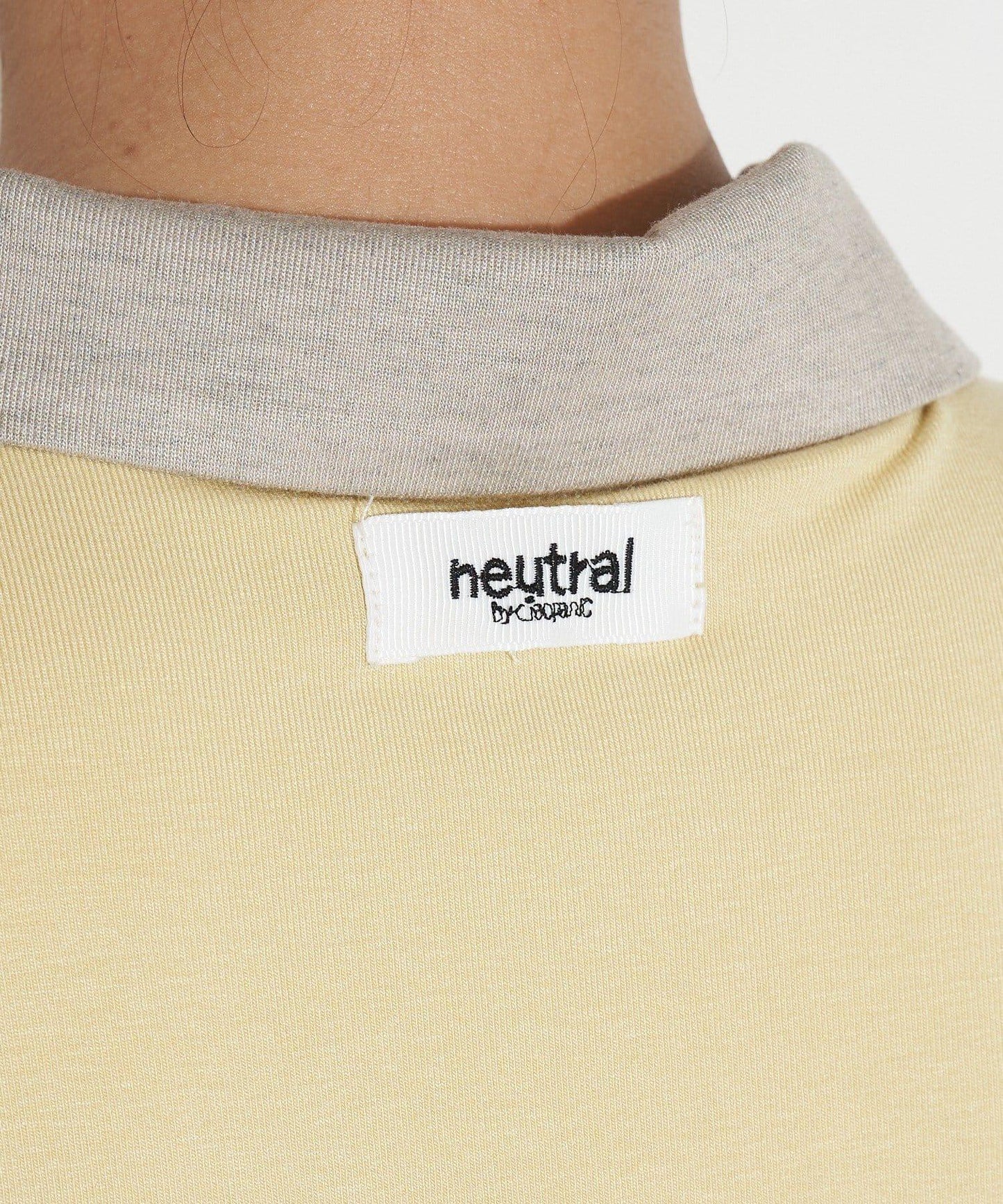 neutral by ciaopanic 層次感透膚針織POLO衫