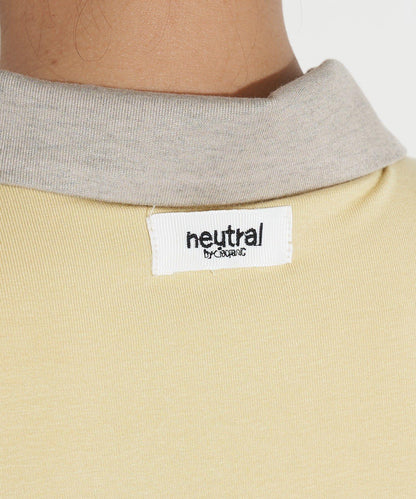 neutral by ciaopanic 層次感透膚針織POLO衫
