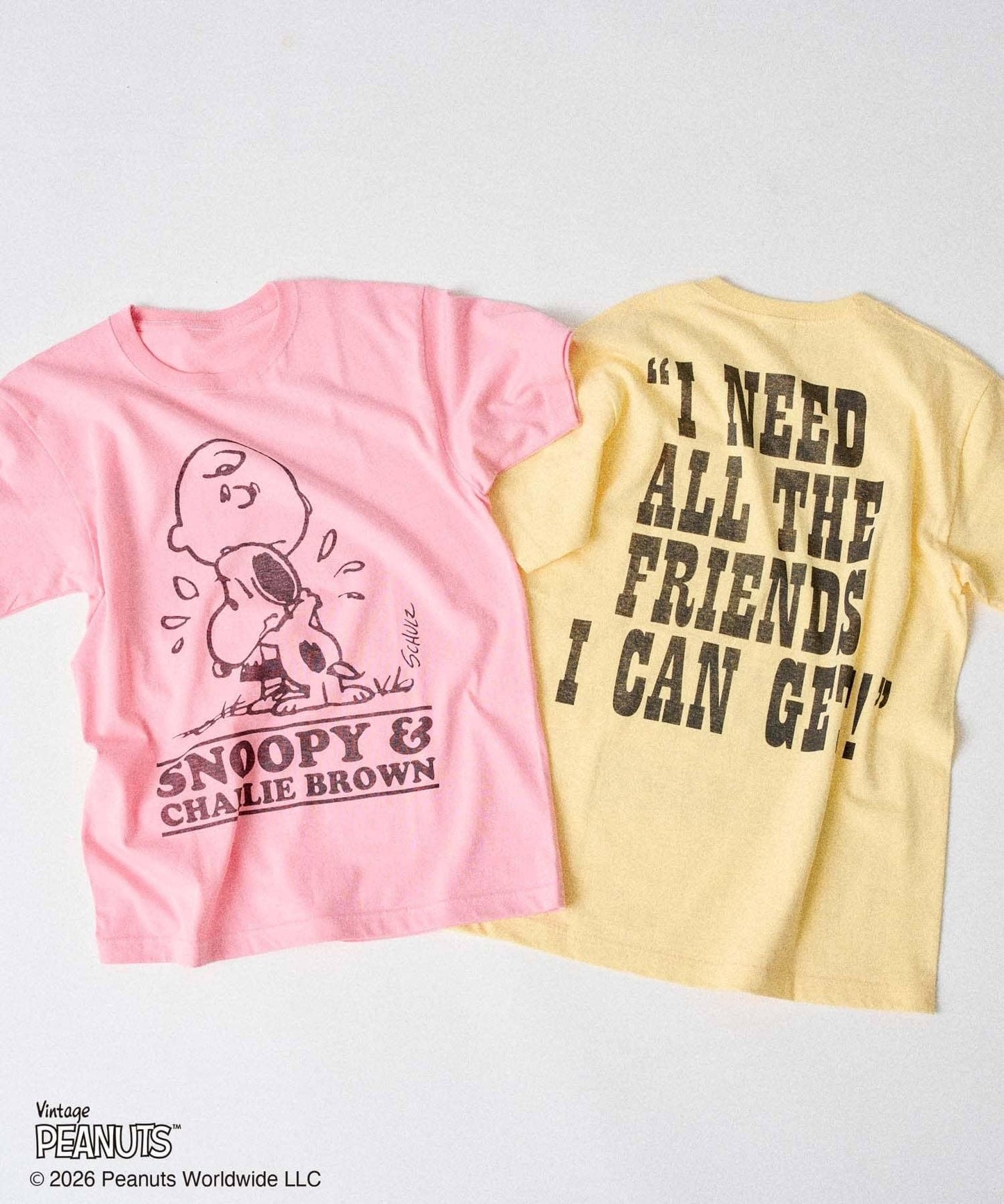 PEANUTS（花生漫畫） PRINT T-SHIRT 印花T恤