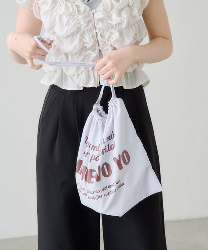 Logo束口袋與網眼包套裝