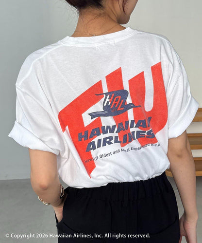 GOOD ROCK SPEED HawaiiAirline 圖案 T恤