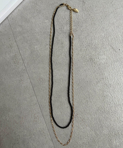彩色珠串雙層項鍊