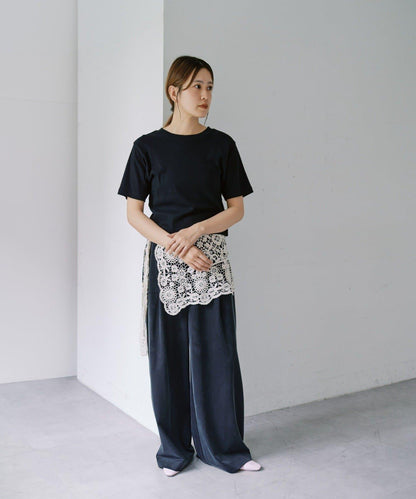 粗節棉短款Tee