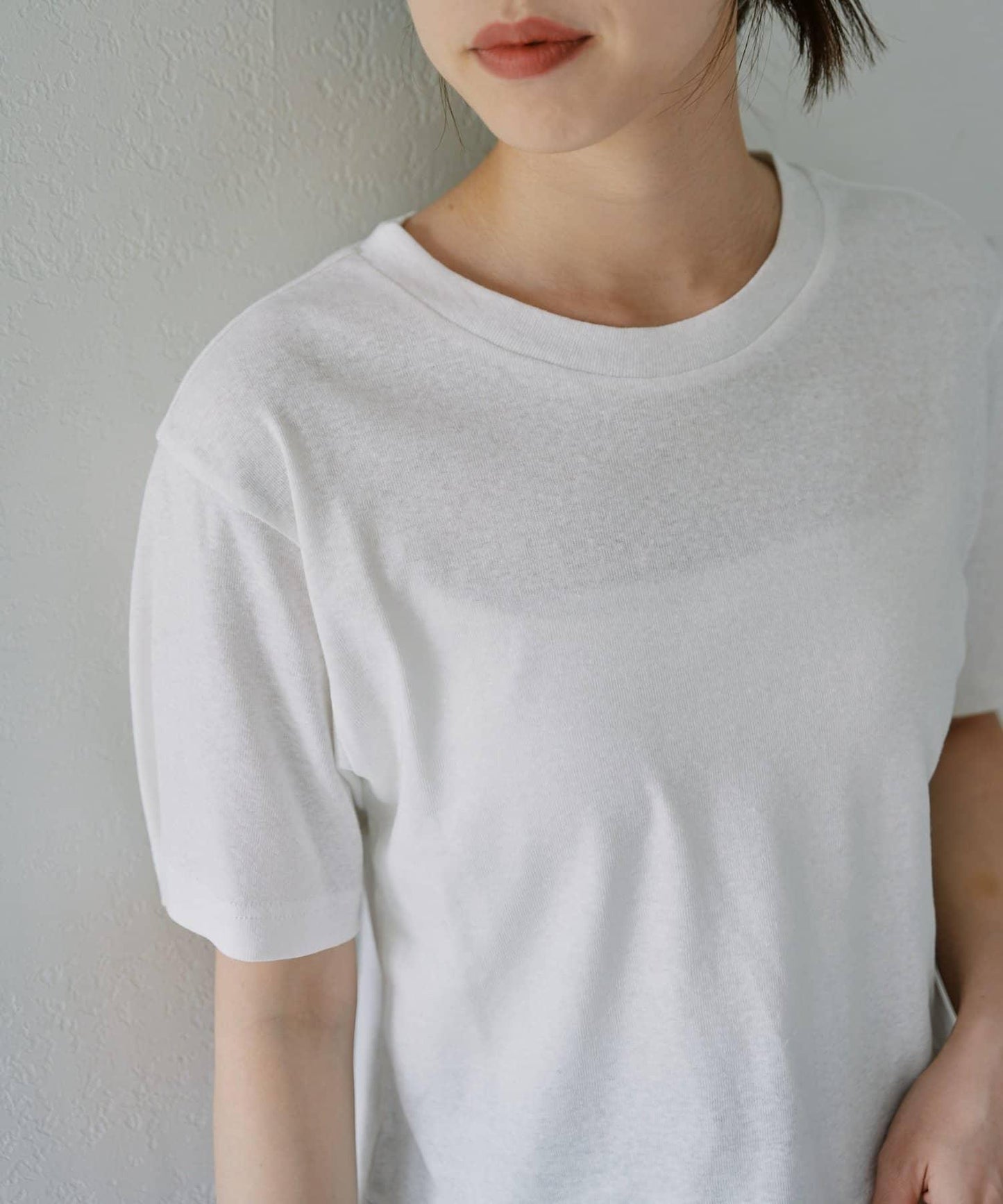 粗節棉短款Tee