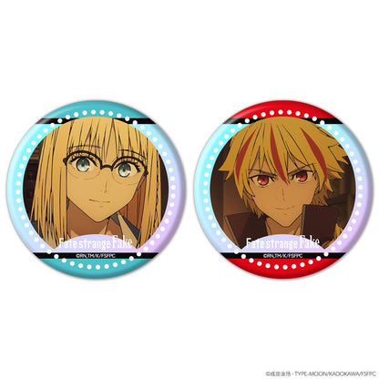 Fate/strange Fake（Fate/strange Fake） アヤカ・サジョウ＆セイバー 徽章 極光款2枚套裝