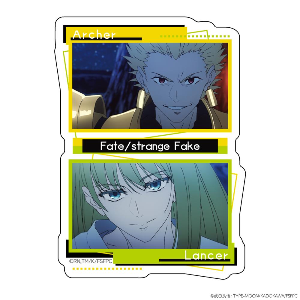 Fate/strange Fake（奇異贗品） 輪廓貼紙 Archer＆Lancer 款