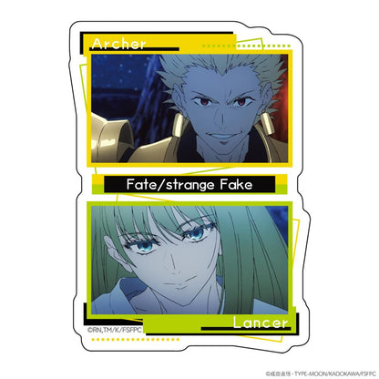 Fate/strange Fake（奇異贗品） 輪廓貼紙 Archer＆Lancer 款