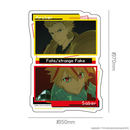 Fate/strange Fake（偽聖盃戰爭） セイバー＆アーチャー 異形貼紙