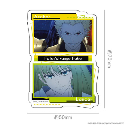 Fate/strange Fake（奇異贗品） 輪廓貼紙 Archer＆Lancer 款