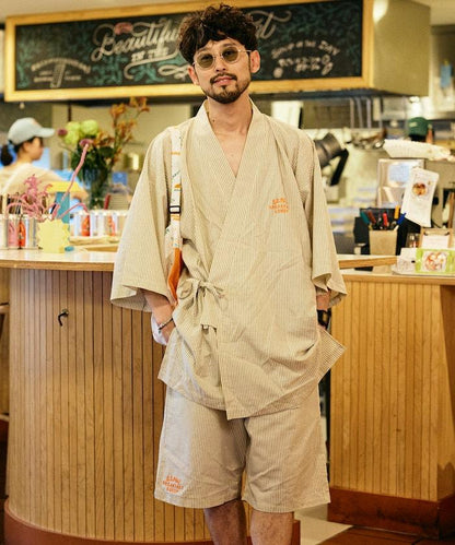 EENY × FREAK'S STORE 作務衣風設計 套裝（附巾著包）