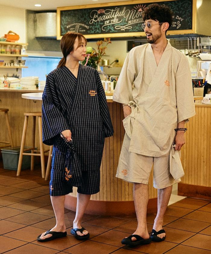 EENY × FREAK'S STORE 作務衣風設計 套裝（附巾著包）