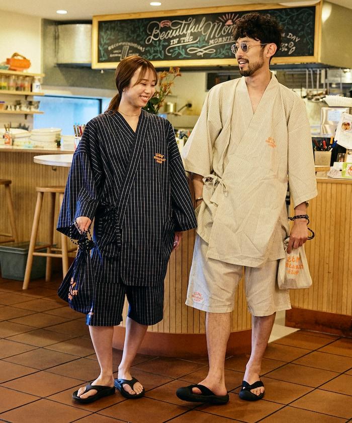 EENY × FREAK'S STORE 作務衣風設計 套裝（附巾著包）