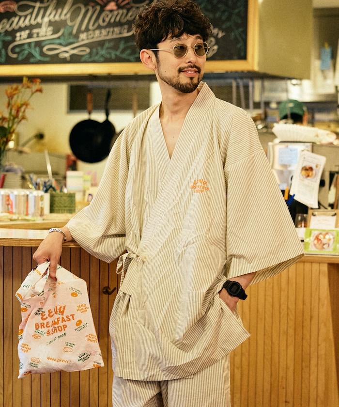 EENY × FREAK'S STORE 作務衣風設計 套裝（附巾著包）