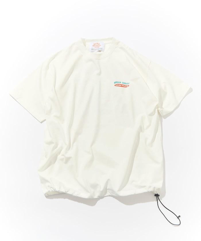 EENY × FREAK'S STORE 多功能 背部印花 抽繩設計 T恤