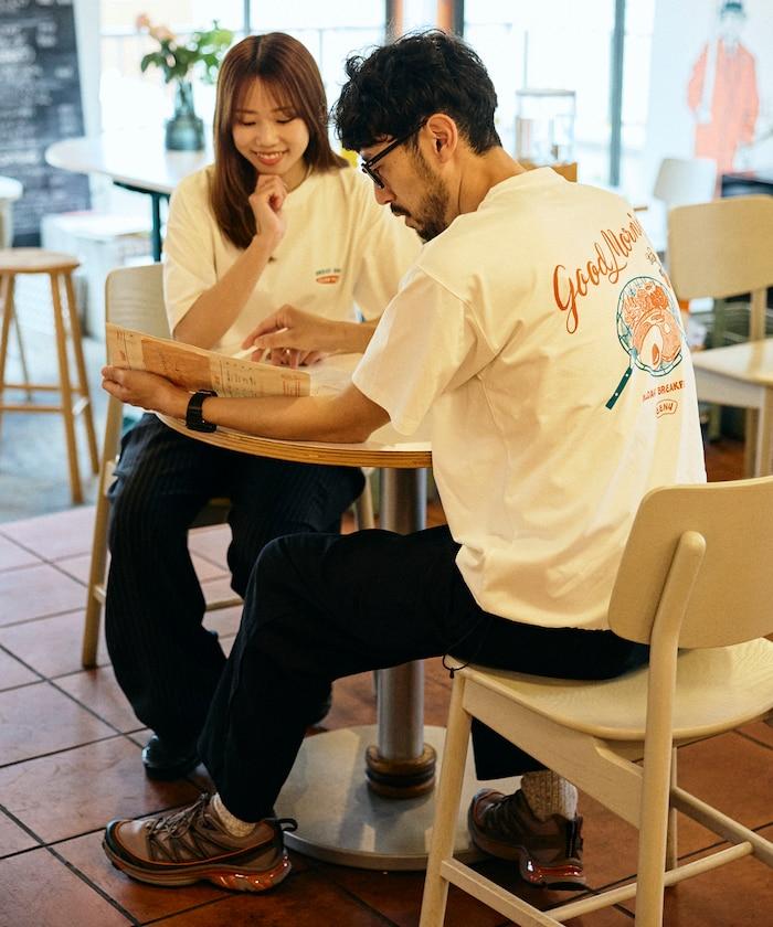 EENY × FREAK'S STORE 多功能 背部印花 抽繩設計 T恤