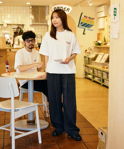 EENY × FREAK'S STORE 多功能 背部印花 抽繩設計 T恤