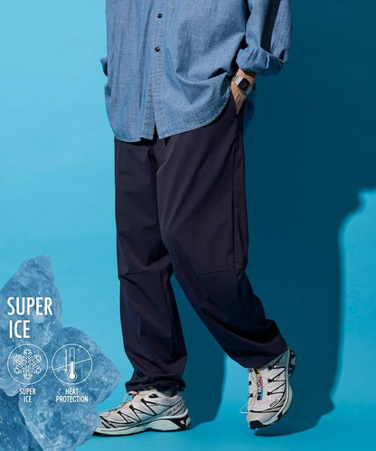 SUPER ICE 超級冰感 接觸涼感 吸水速幹 防紫外線 束腳褲