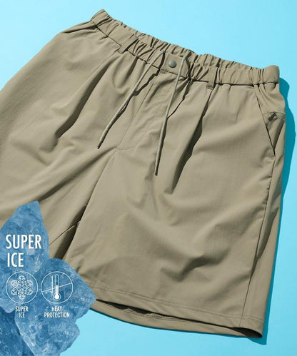 接觸冷感 吸水速幹 UV防護 SUPER ICE 休閒短褲