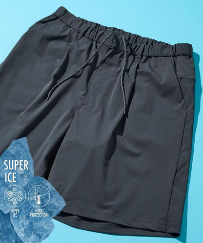 接觸冷感 吸水速幹 UV防護 SUPER ICE 休閒短褲
