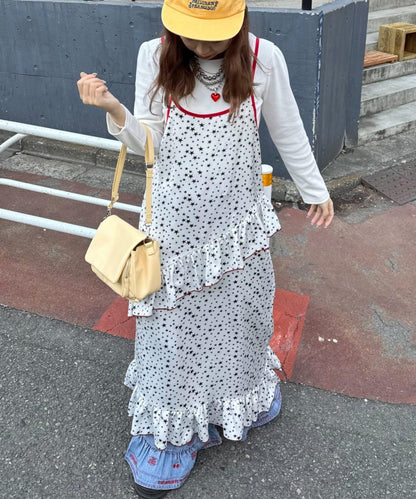 HELLO.SANFRANCISCO 附TEE 星星圖案 吊帶連衣裙