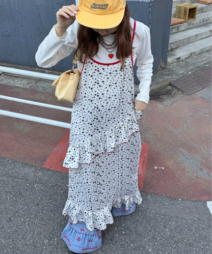 HELLO.SANFRANCISCO 附TEE 星星圖案 吊帶連衣裙