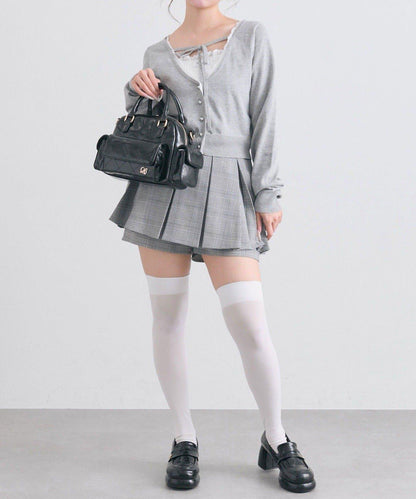 OLIVE des OLIVE 箱褶設計 裙褲