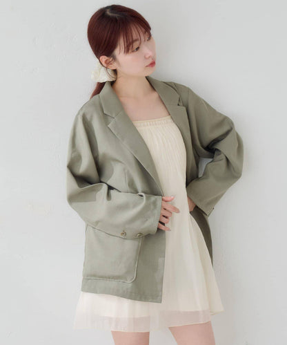 蕾絲袖口 夾克