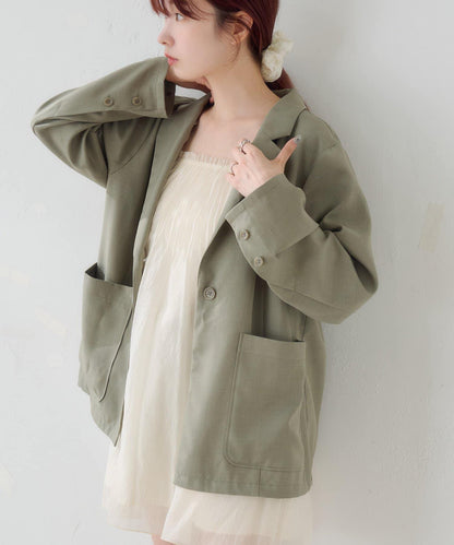 蕾絲袖口 夾克