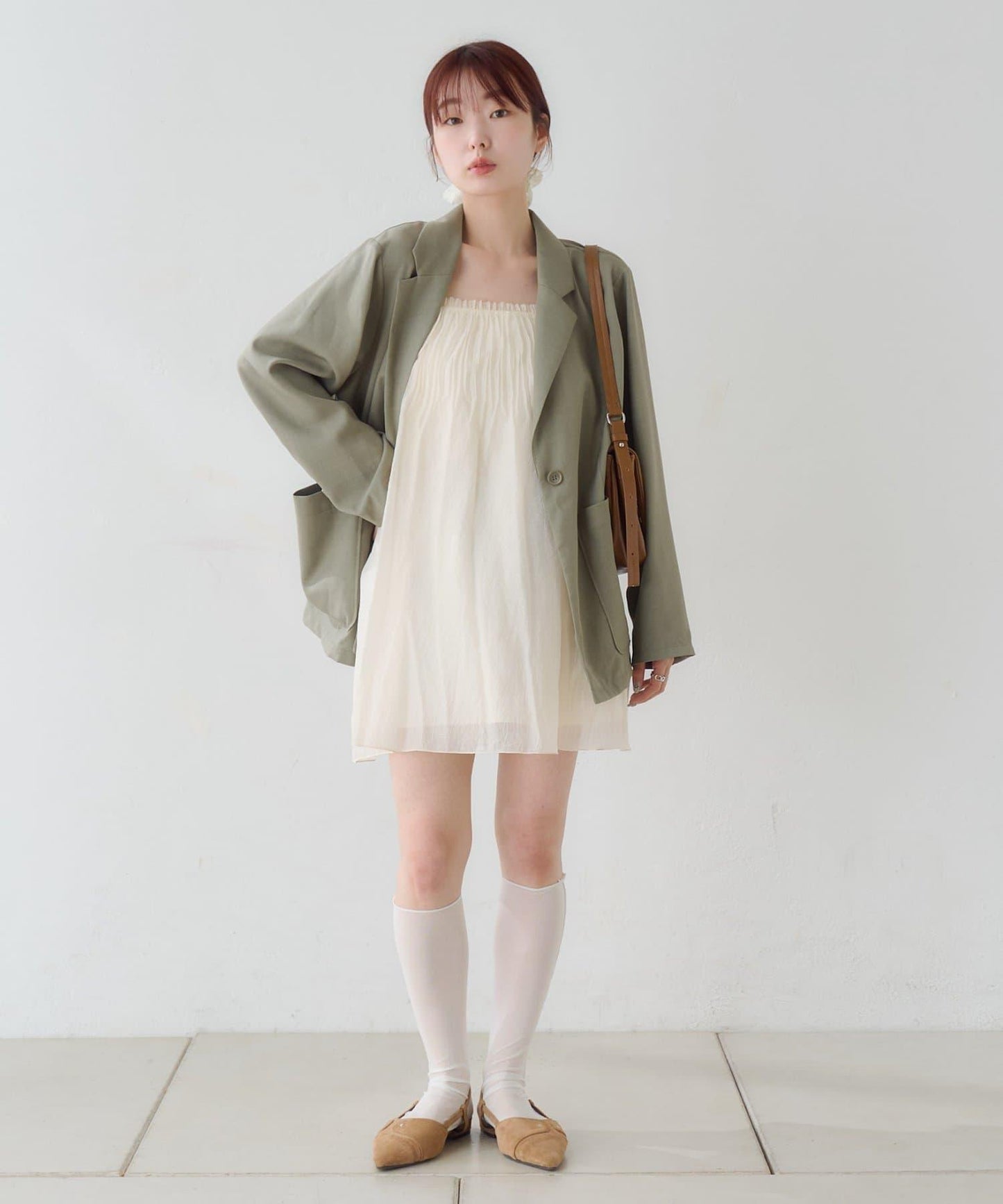 蕾絲袖口 夾克
