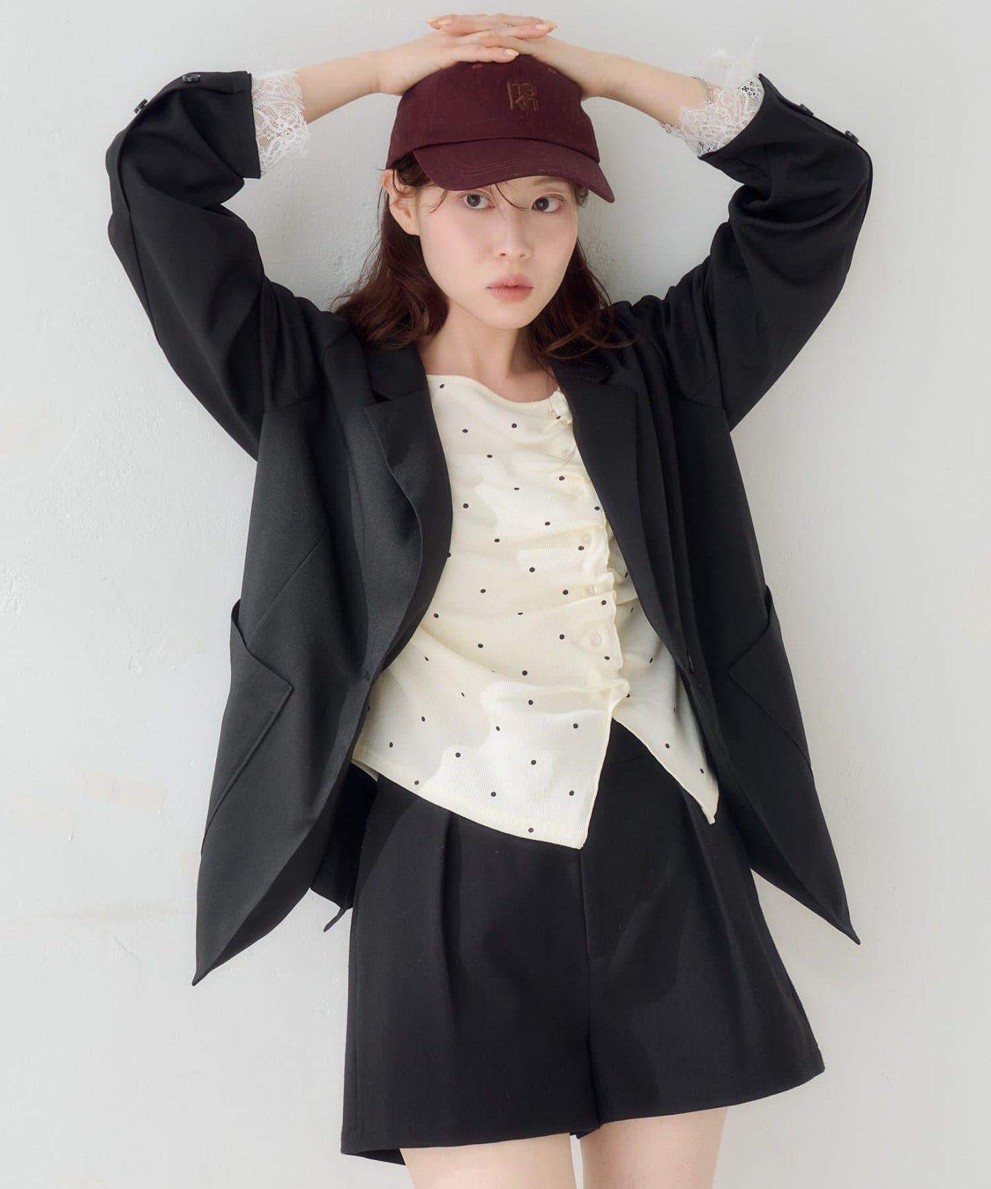 蕾絲袖口 夾克