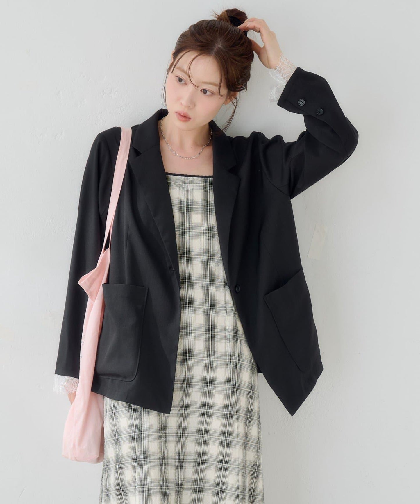 蕾絲袖口 夾克